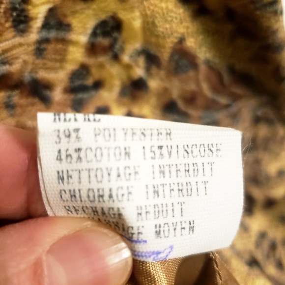 Angel Nina Floral/Leopard Print Jacket...M - Picture 5 of 5